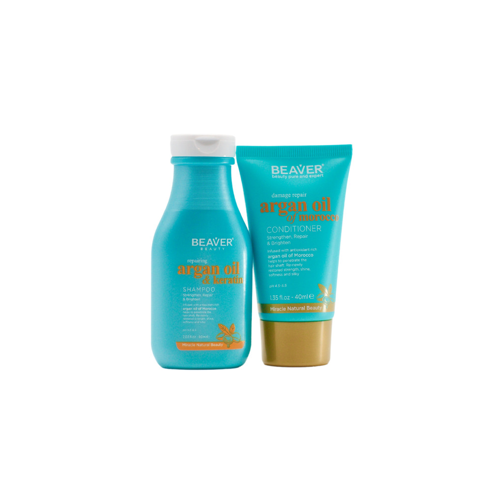 Beaver Argan Oil Shampoo + Conditioner Free