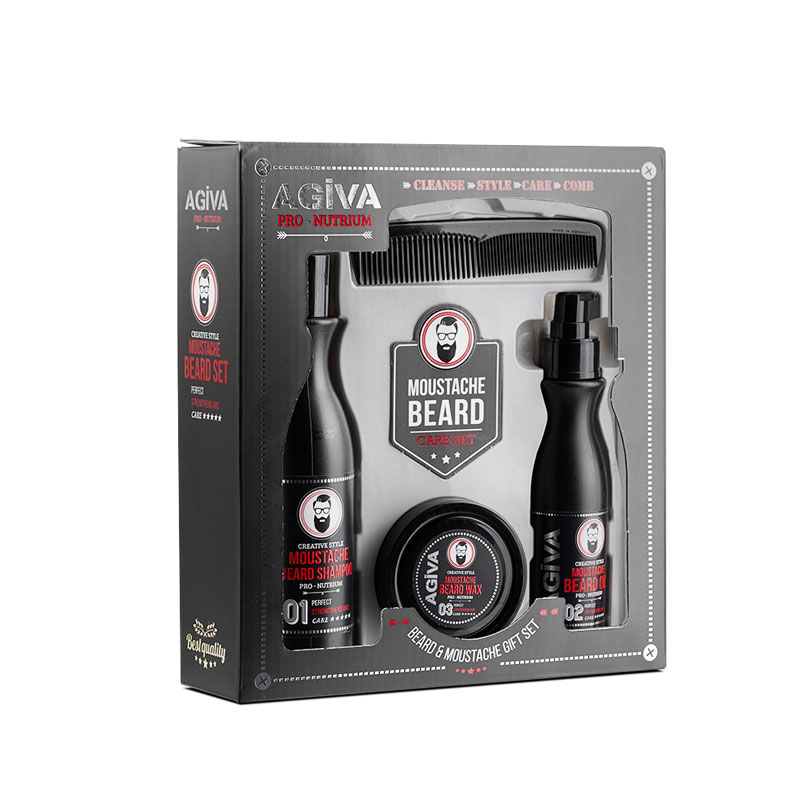 Agiva Beard Moustache Care Gift Set