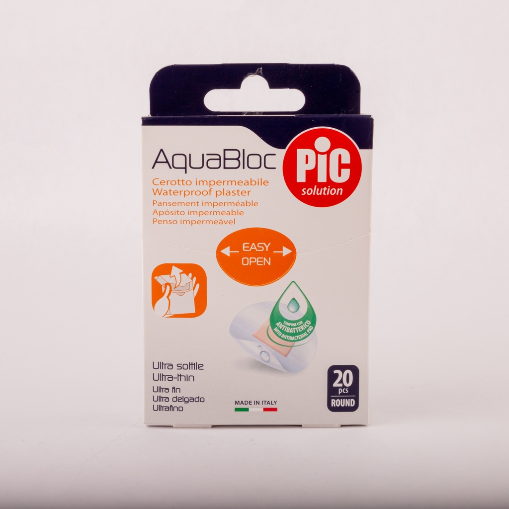 Pic Aquabloc Round Plaster 20'S