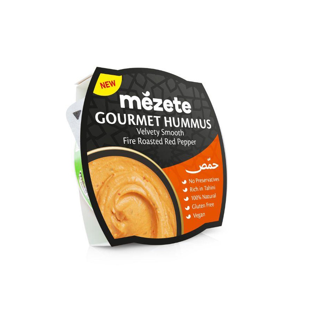 Mezete Hummus Gourmet Roasted Pepper 215Gm