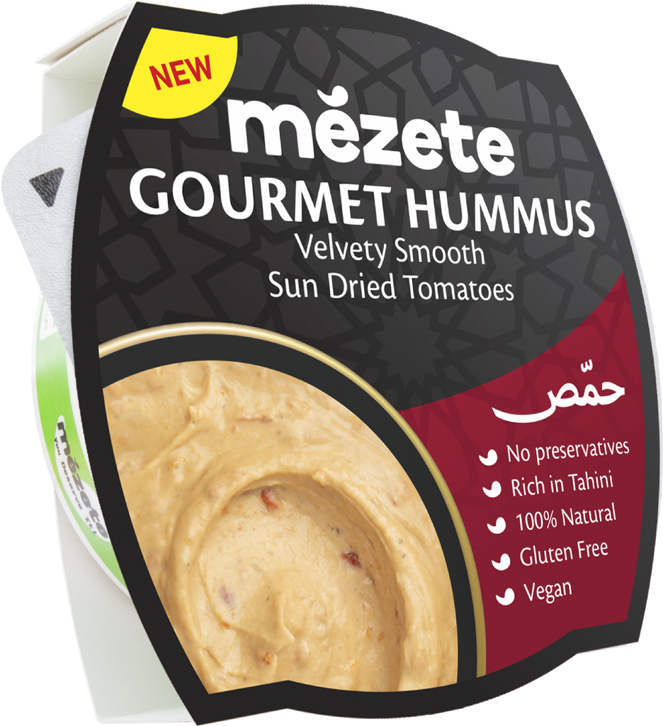 Mezete Hummus Gourmet Sun Dried Tomato 215 Gm