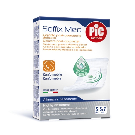 [10009] Pic Soffix Med Delicate Post Operation Plaster  5X7 Cm - 5 Pcs