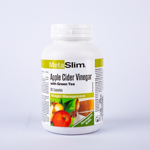 [10124] Wn Metaslim Apple Cider Vinegar With Green Tea Capsule 90'S-