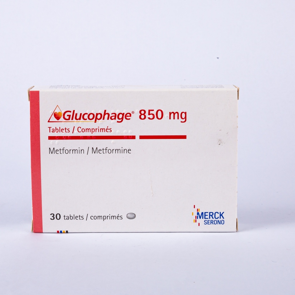 Glucophage Metformin 850 Mg