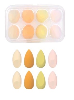 [120607] Makeup sponge - 8 Pcs