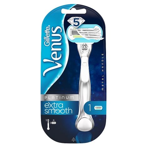 [120759] Gillete Venus Platinum Ext Smooth Razor (2X5)