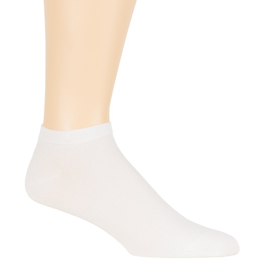 [121050] Turan Bamboo White Socks 41-44- 1Pair White