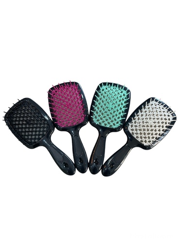 Hollow Comb Super-brush Anti-static Hairbrush - Black