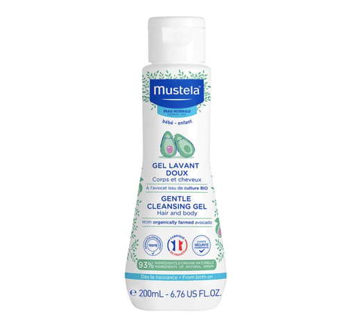 [125240] Mustela Gentle Cleansing Gel Hair &amp; Body 200ml