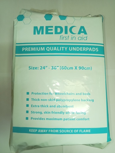 [128129] Medica Underpads (24&quot;-36&quot;) 60cm X 90 cm 15'S