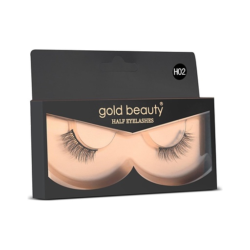 [128316] Gold Beauty Half Lashes (Ho2)