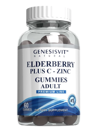 [128521] Genesisvit Elderberry Plus C-Zinc Gummies 60's