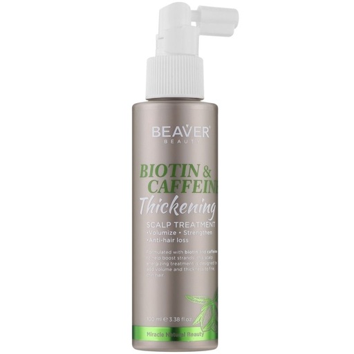 [128563] Beaver Biotin &amp; Caffeine Thickening Scalp Treatment 100ml