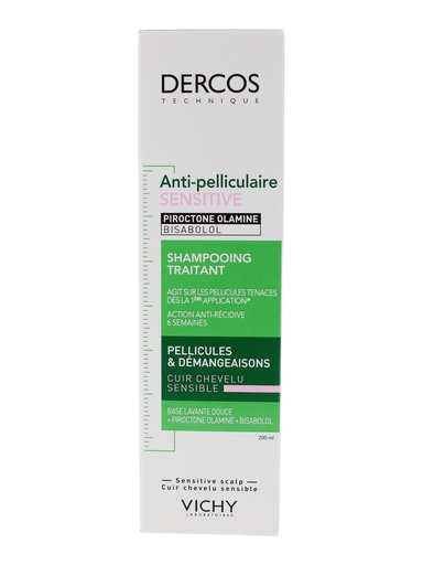 [128590] Vichy Dercos Anti-Dandruff Sensitive Scalp Shampoo 200Ml