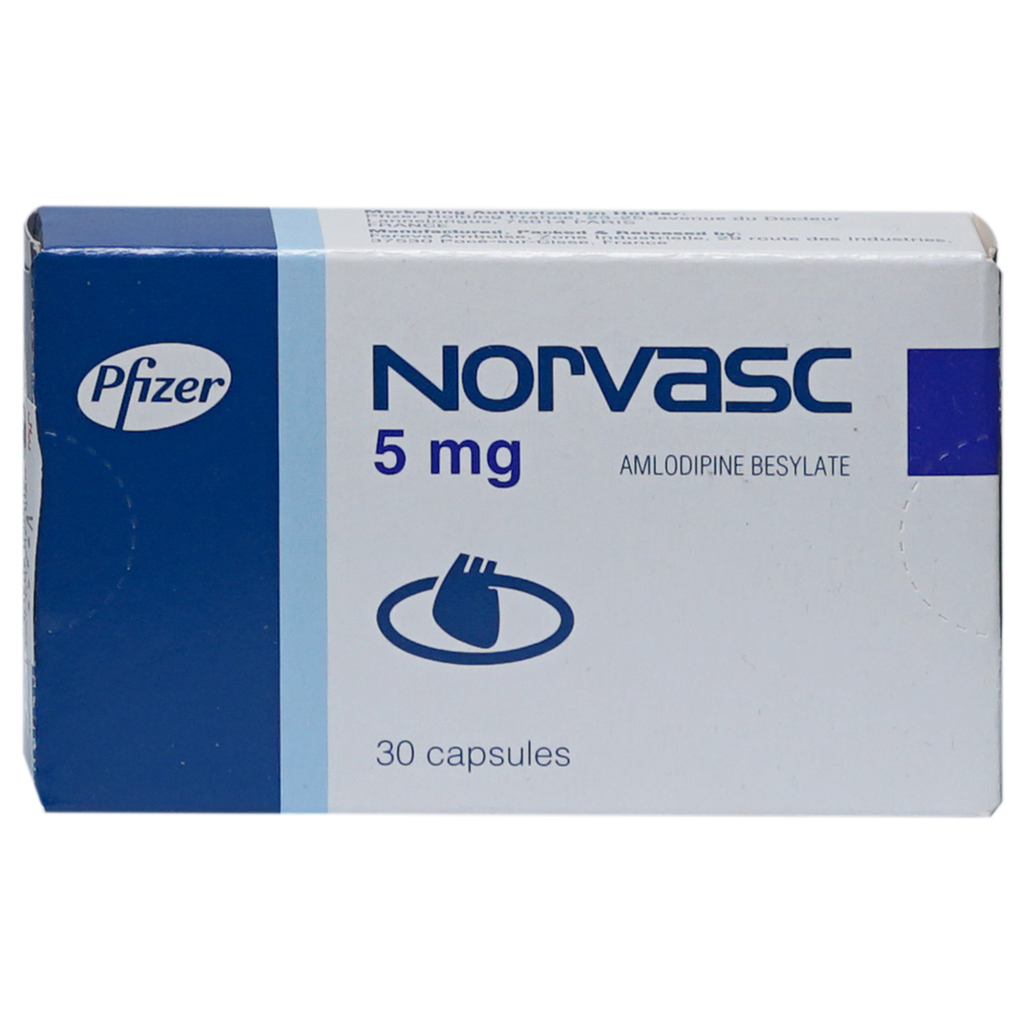 Norvasc Capsule 5Mg 30'S- | Pharmacy and More