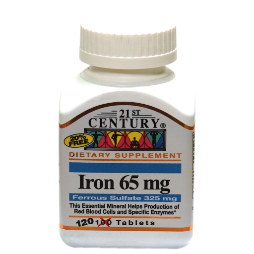 [2998] 21 Century Iron 65Mg Tab 120'S