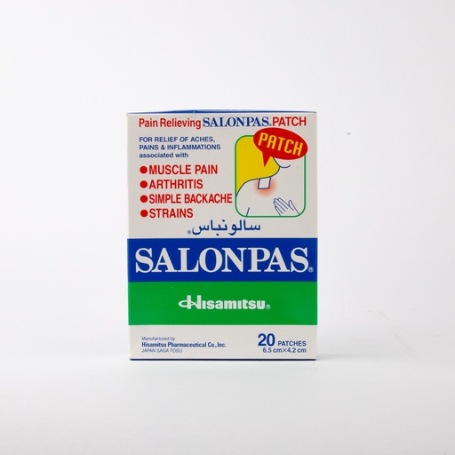 [3529] Salonpas Patch 6.5X4.2Cm 20'S-