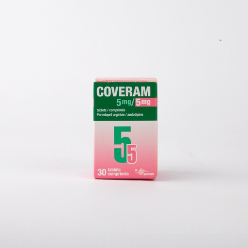 [3631] Coveram 5Mg/5Mg Tab 30'S-