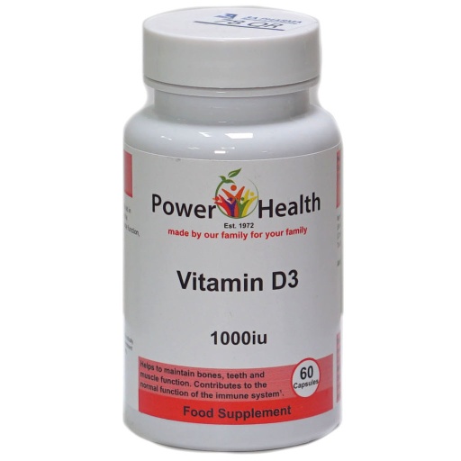 [37472] Power Health Vit D3 1000 Iu 60Cap