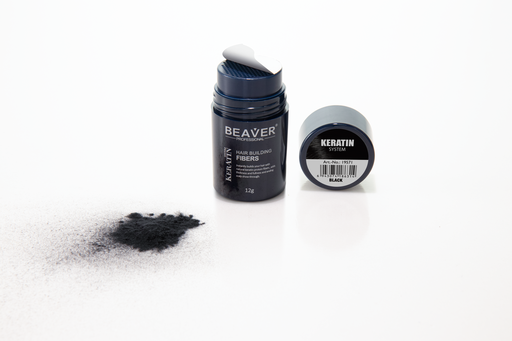 [37793] Beaver Keratin Hair Building Fiber - Black