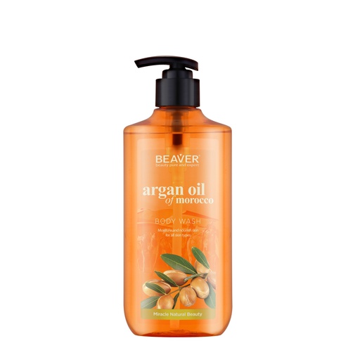 [37800] Beaver Argan Oil Of Morocco Body Wash Ph 4.5-5.5 - 400Ml