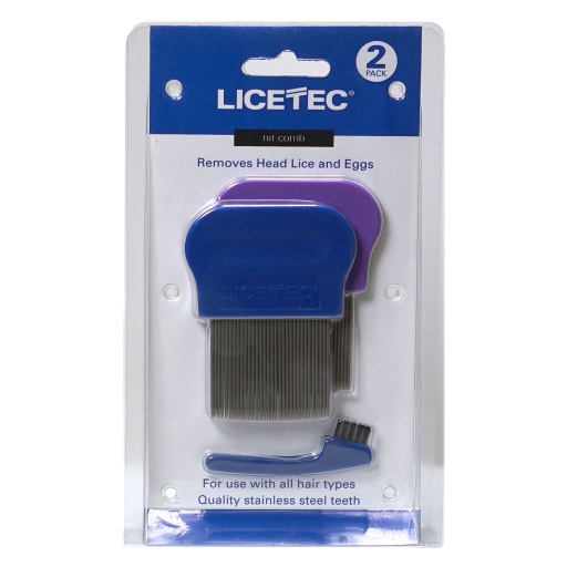 [37831] Licetec Metal Nit Comb -Two Pack  [ 162010 ]