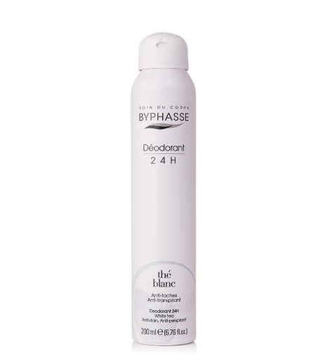 [38069] * Byphasse 24H Anti Perspirant Deodorant White Tea Spray 200 Ml