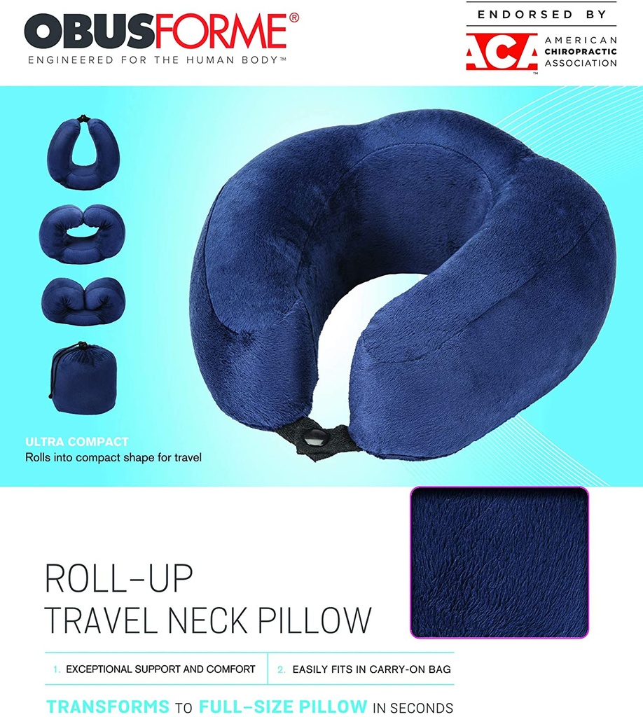 Obusforme travel 2024 neck pillow