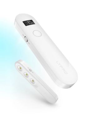 [62516] LYFRO BEAM PORTABLE HANDHELD UVC LED DISINFECTION WAND - WHITE