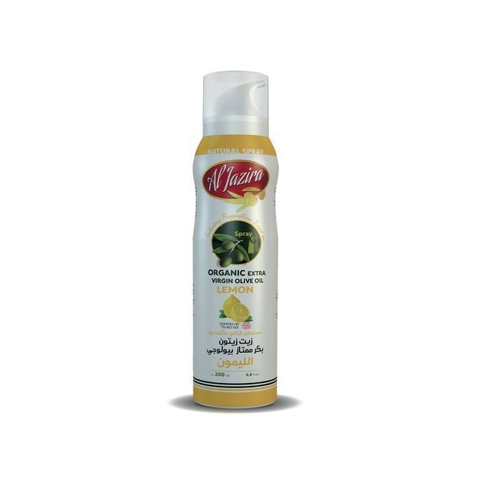 AL JAZIRA ORGANIC EXTRA VIRGIN OLIVE OIL WITH LEMON SPRAY 200ML ...