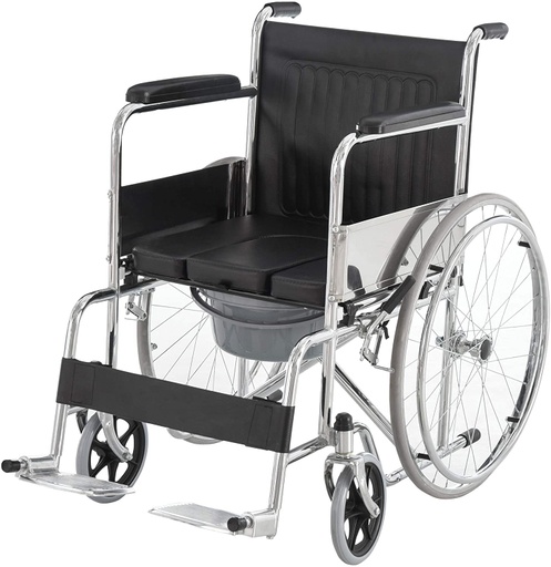 [7633] Freely Commode Wheel Chair