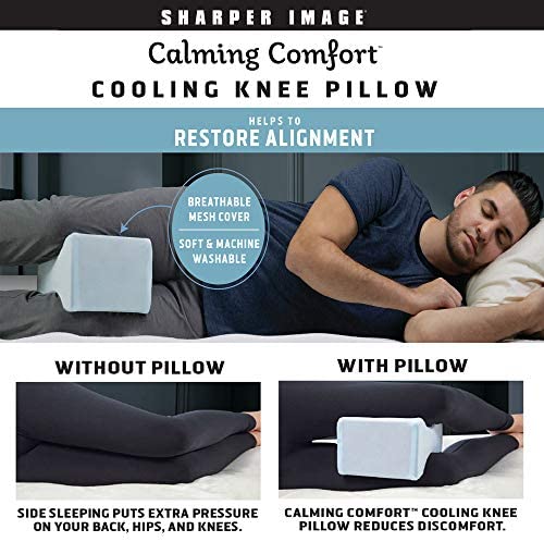 Cooling knee outlet pillow